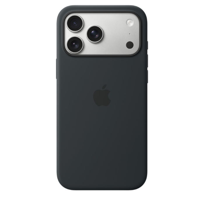 iPhone 17 Pro Max Silicone Case with MagSafe Black | Vodafone UK